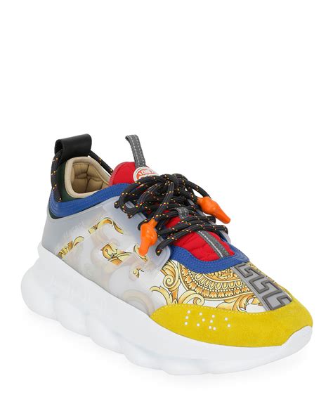 versace chain reaction used|chain reaction sneaker men versace.